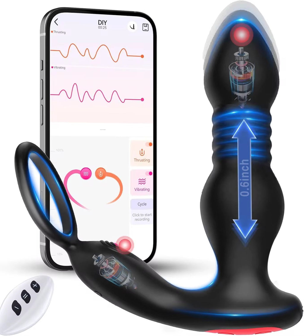 Prostaat vibrator voor gericht massage van het prostaatspeeltje, ideaal om de P-spot te stimuleren en welzijn te bevorderen.