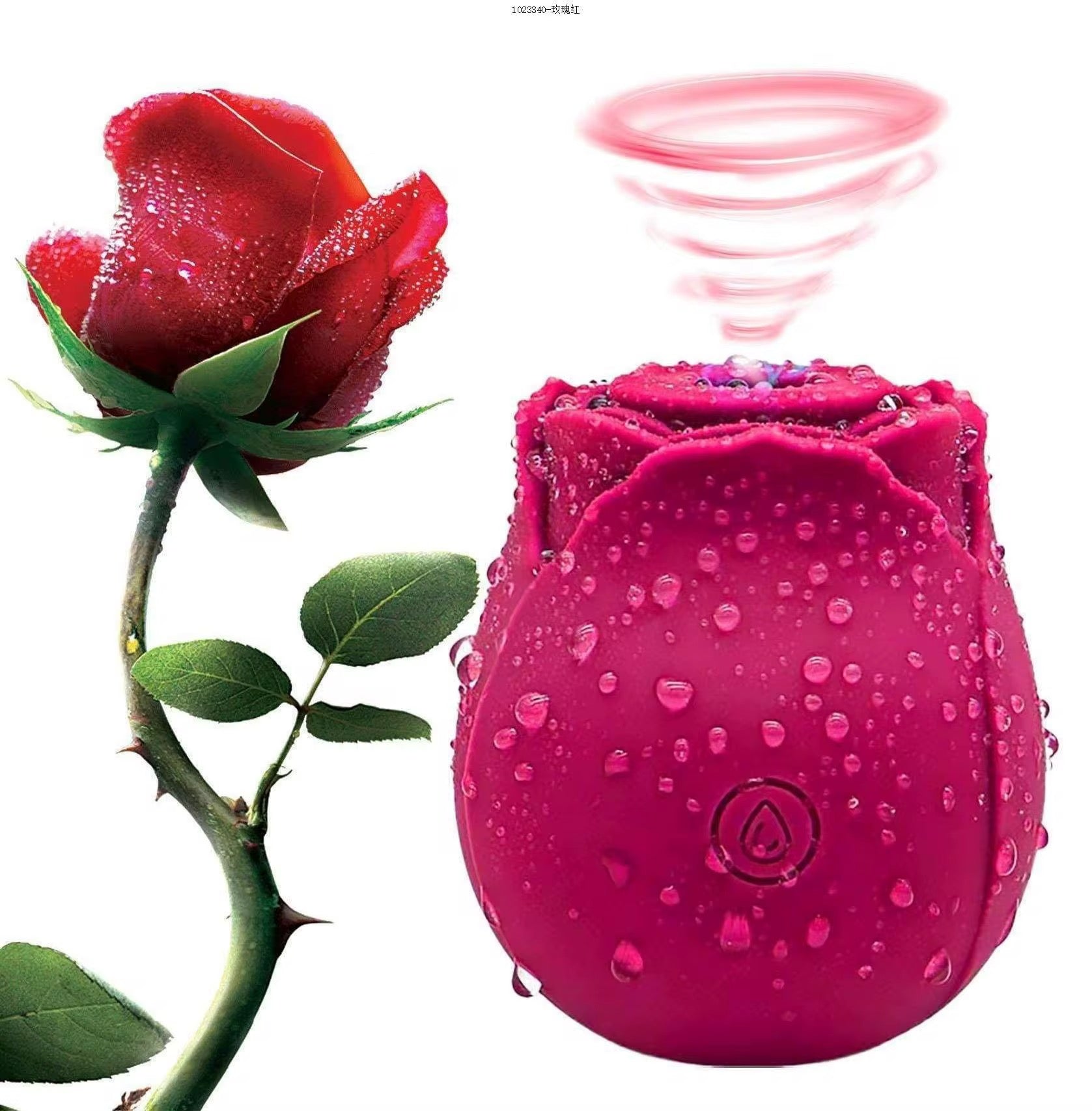 Roos Vibrator FloraVibe | Elegant & Krachtig | Lusties Toys.