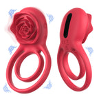 Vibrator Cockring voor Koppels | RoseGrip Dubbele Ring | Lusties.